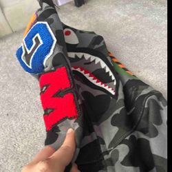 BAPE Color Camo Shark Full Zip Hoodi ‘Black’ *SEND OFFERS*