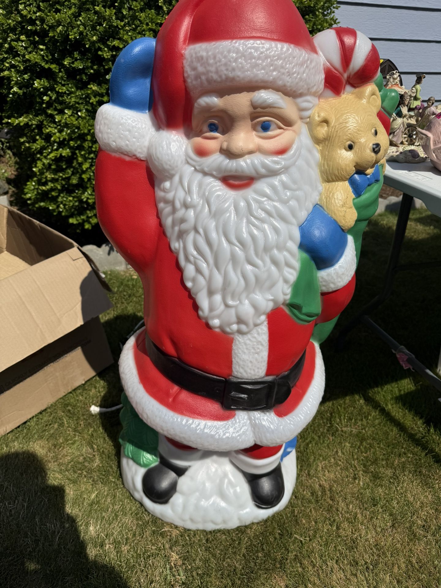 Vintage 1940s Outdoor Santa Claus Decoration
