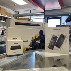 Insta360 X4 With Motorcycle Bundle Battery And Invisible Stick 