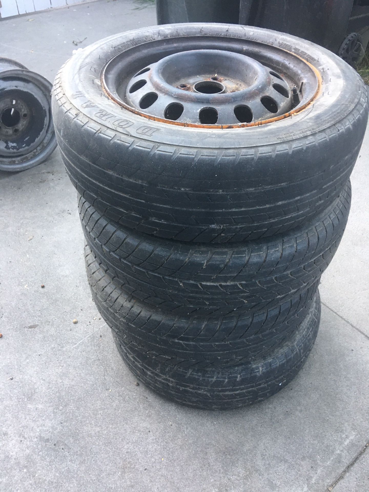 🔥 Original New-Model Toyota Corolla Rims + Tires — For Sale  USED RIMS AND TIRES FOR TOYOTAS COROLA