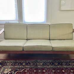 Vintage Mid-Century Modern Teak Sofa