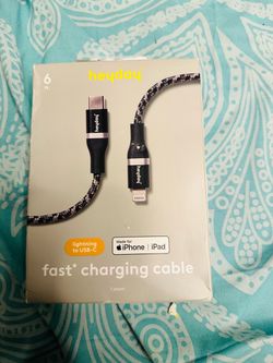 Heyday Lightning to USB-C Fast Charging Cable 6ft