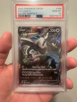 PSA 10 Lugia V Full Art Silver Tempest #186