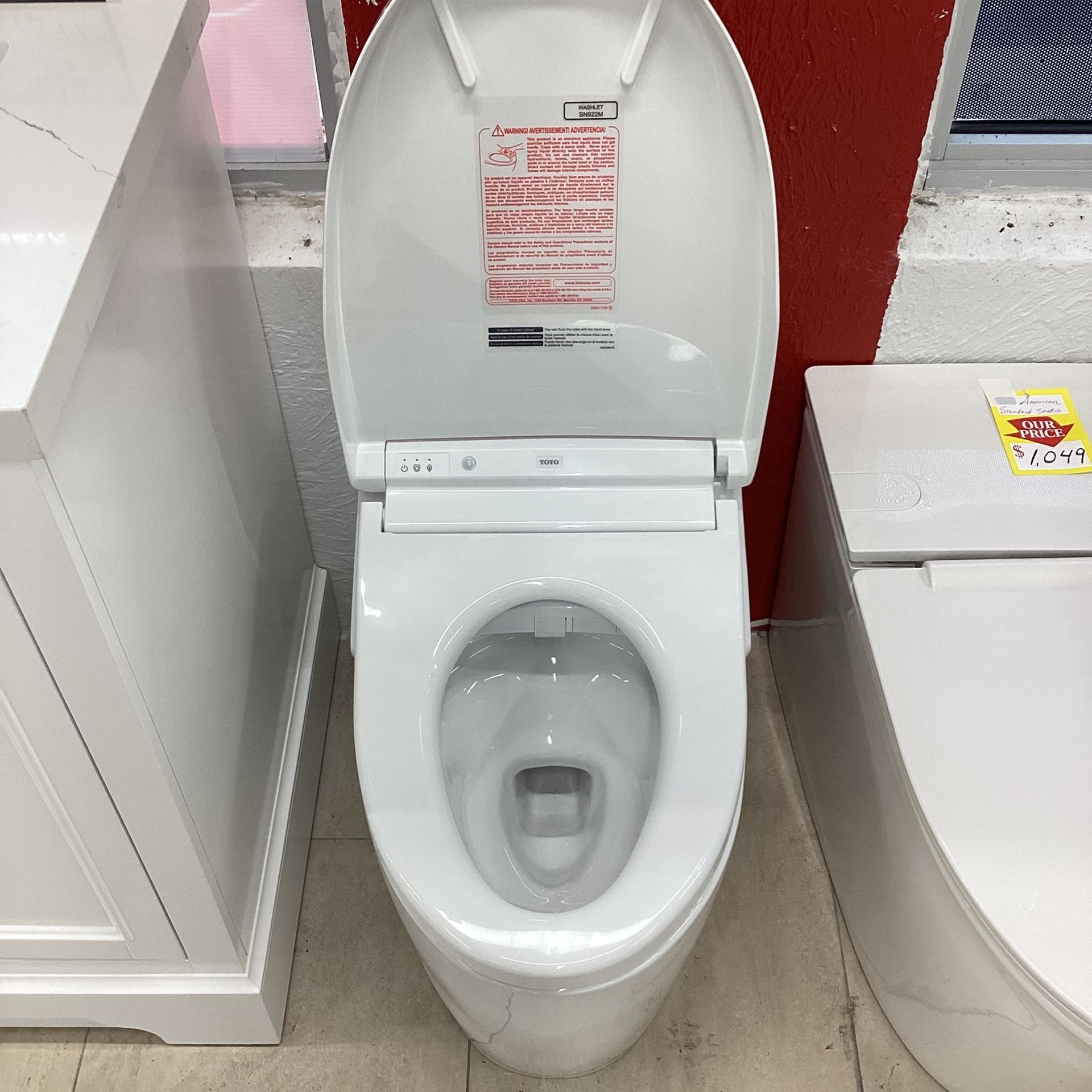 ToTo G450 Smart Toilet Available Today On Sale Fully Automatic Tons Of Features Fully Skirted Standard Installation