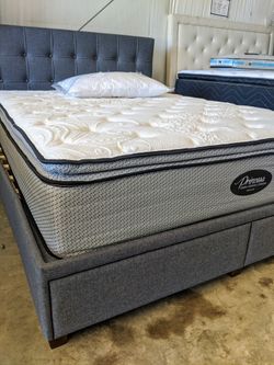 Queen 12.5" Pillowtop Mattress with 10 Year Warranty $300