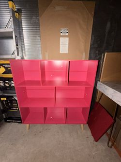 Pink Bookcase