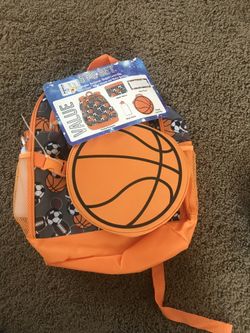 Basketball 5 piece backpack brand new
