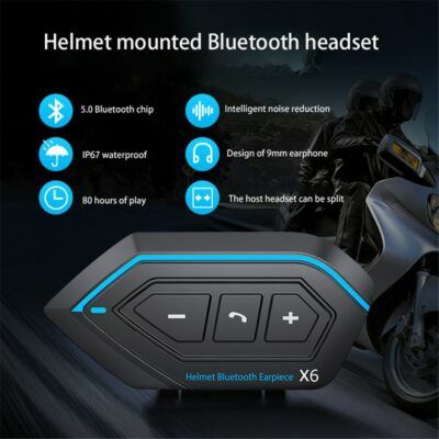 Auricular Bluetooth Para Casco De Moto