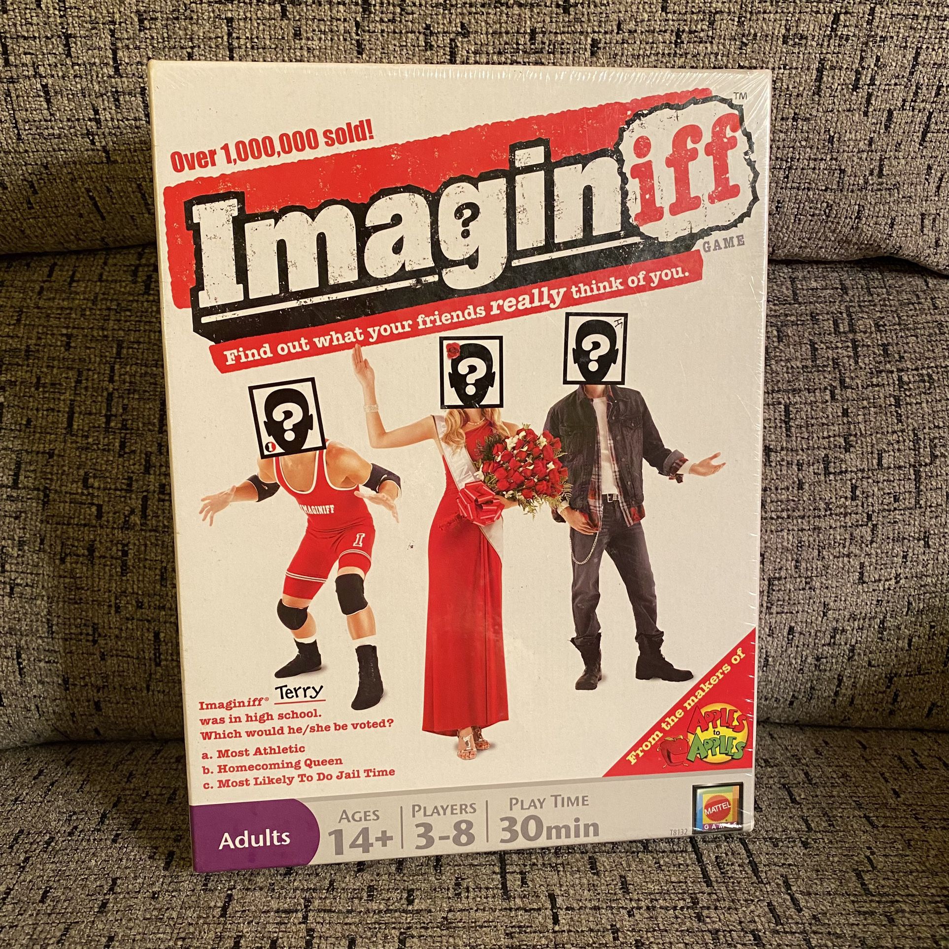 NEW SEALED Mattel Games Imaginiff Board Game Adults 2010 14+ 3-8 Players