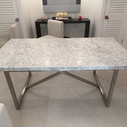 Restoration hardware marble table