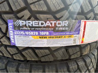 LT275/65R20 Predator New Mutant X-AT 10ply