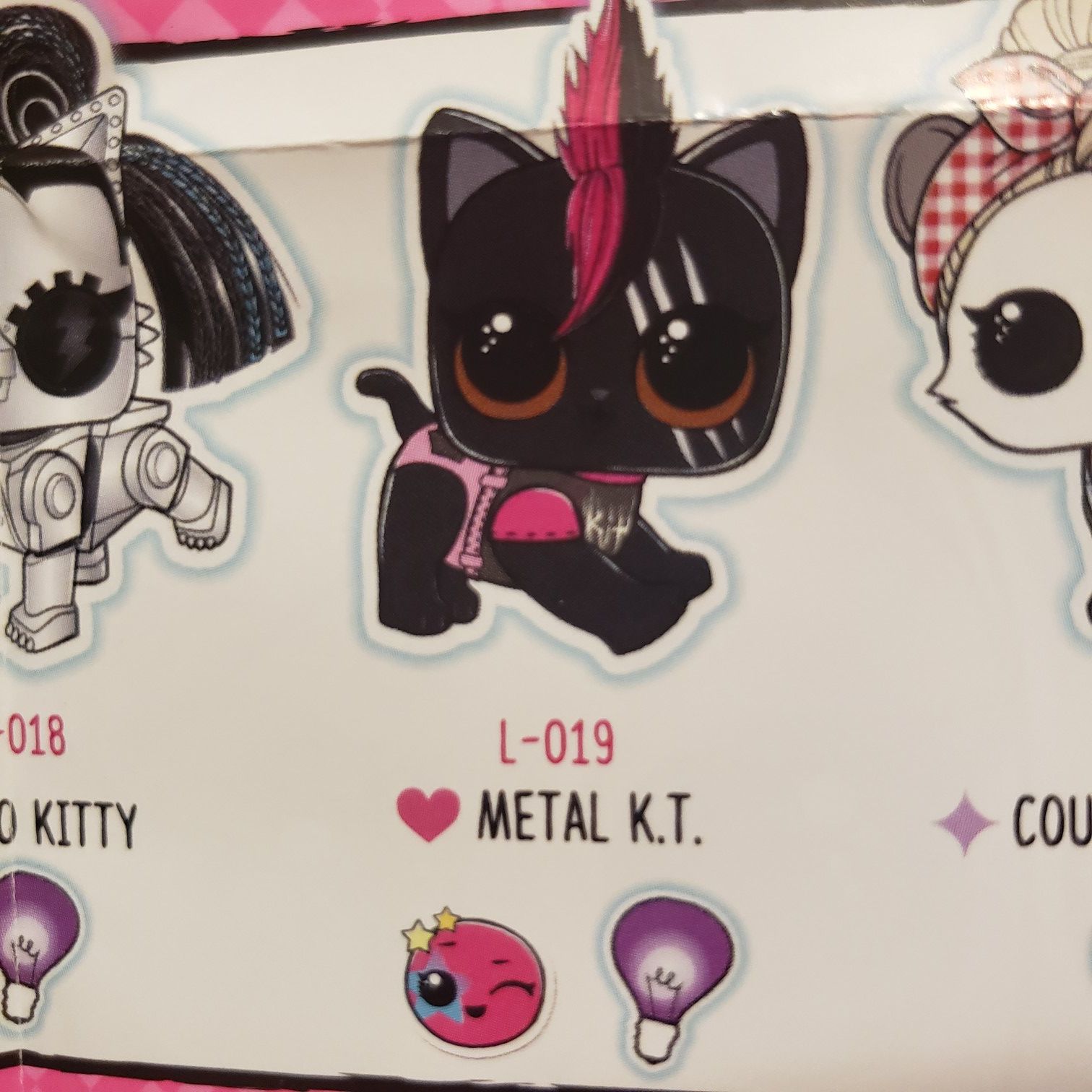 Lol lights pet Metal K.T. and family