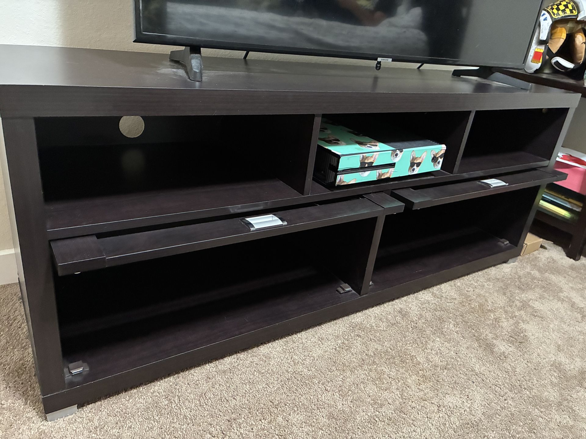 Black TV Stand