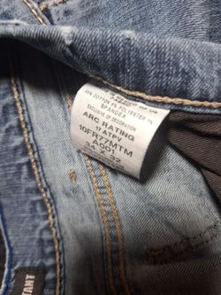 FR Rated Denim Jeans 34x32