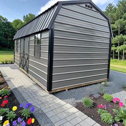 🏡Shed Gal 10x20 Metal Dutch Barn – Built to Last! 🏡