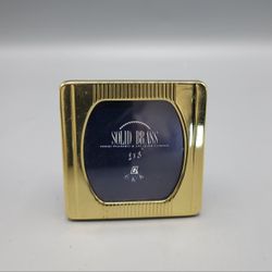 Vintage Brass Photo Frame 2"x3" Photo