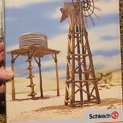 Miniature Windmill and Water Tower 