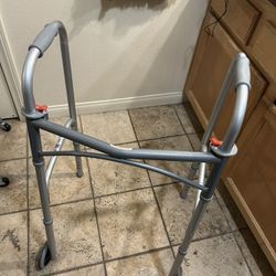 Drive Medical Deluxe Two Button Folding Walker