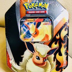 Pokémon TCG: Eevee Evolutions Tin (Flareon V)