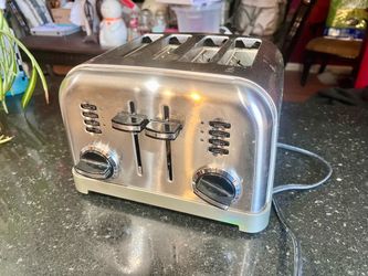 crusinart four slice stainless steel toaster