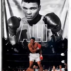 Ali Stand Like A Legend Name Power & Iconic Dominance Wall Tapestry 16"× 24"
