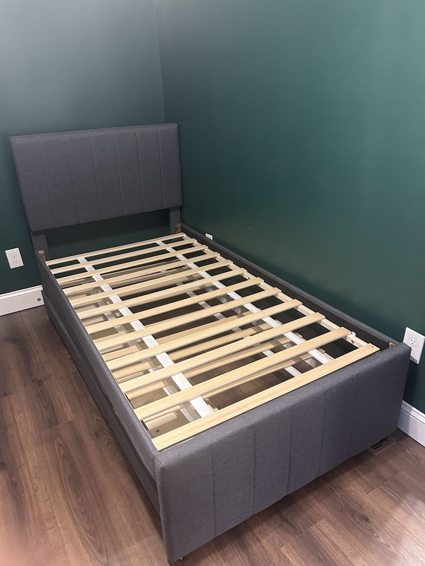 Twin Sized Bed With Trundle And 3 Drawers Storage For Clothes From Wayfair