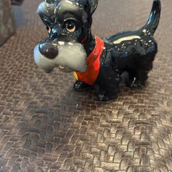 Vintage Walt Disney Jock Scottie Dog Figurine Lady and The Tramp Terrier Scotty
