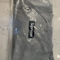 Supreme Box Logo Hooded Sweatshirt (FW25) Heather Grey Size Large 