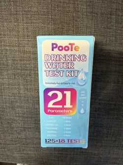 Drinking water test kit