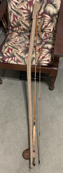 Vintage Bamboo Fly Rod & Reel 9’8”