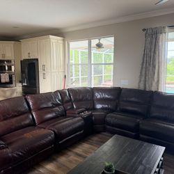 Leather Sectional 5 Pc From Kanes Furniture