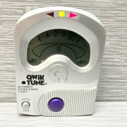 Qwik Tune Automatic Compact Guitar & Bass Tuner Tested Works