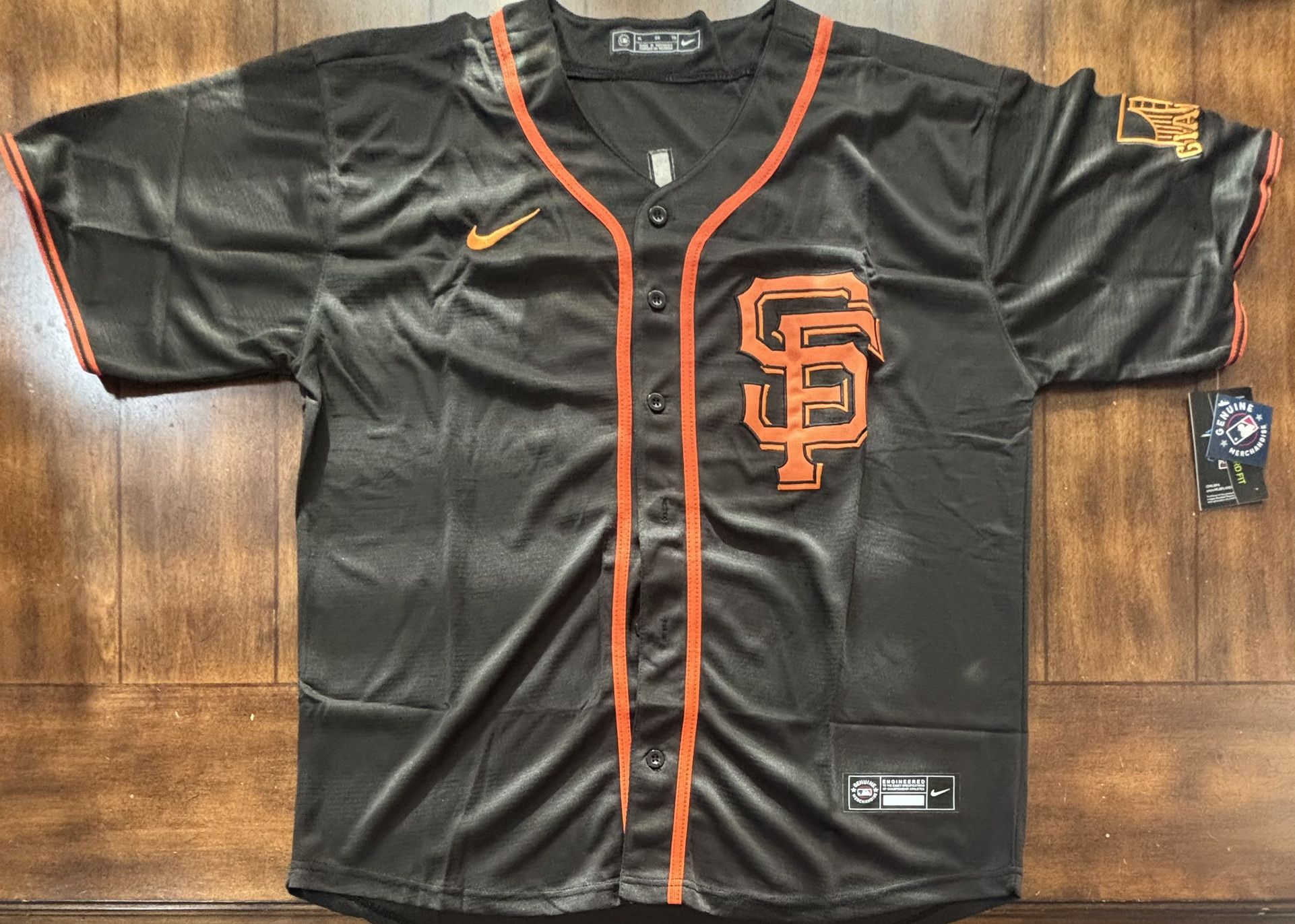 San Francisco Giants Jung Hoo Lee Black Alternate Jersey Adult XL NWT