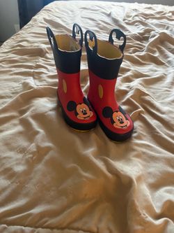 Rain boots.