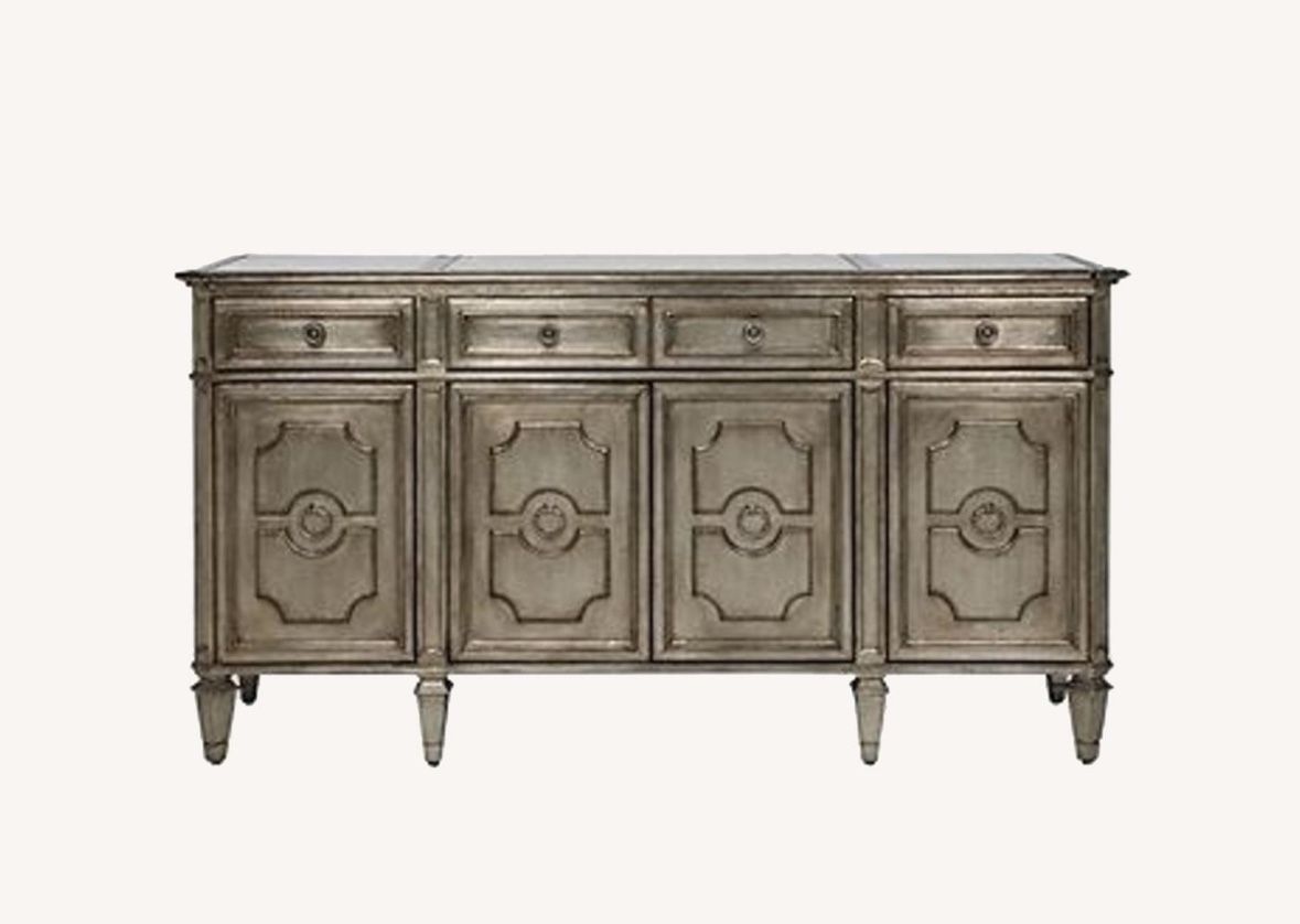 Z Gallerie dining table, buffet & matching tables – full set