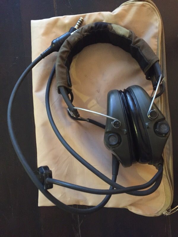 MSA SORDIN 75311 MICH DUAL COMM HEADSET AIRSOFT