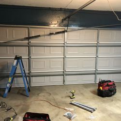 Overhead Garage Door Spring Opener Off Track Replace Adjustment And Parts 