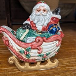 Vintage Santa 4" Ceramic 
