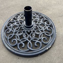 Heavy Cast Iron Patio Umbrella Base Stand