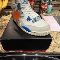Size 12 Jordan Four Military Blue