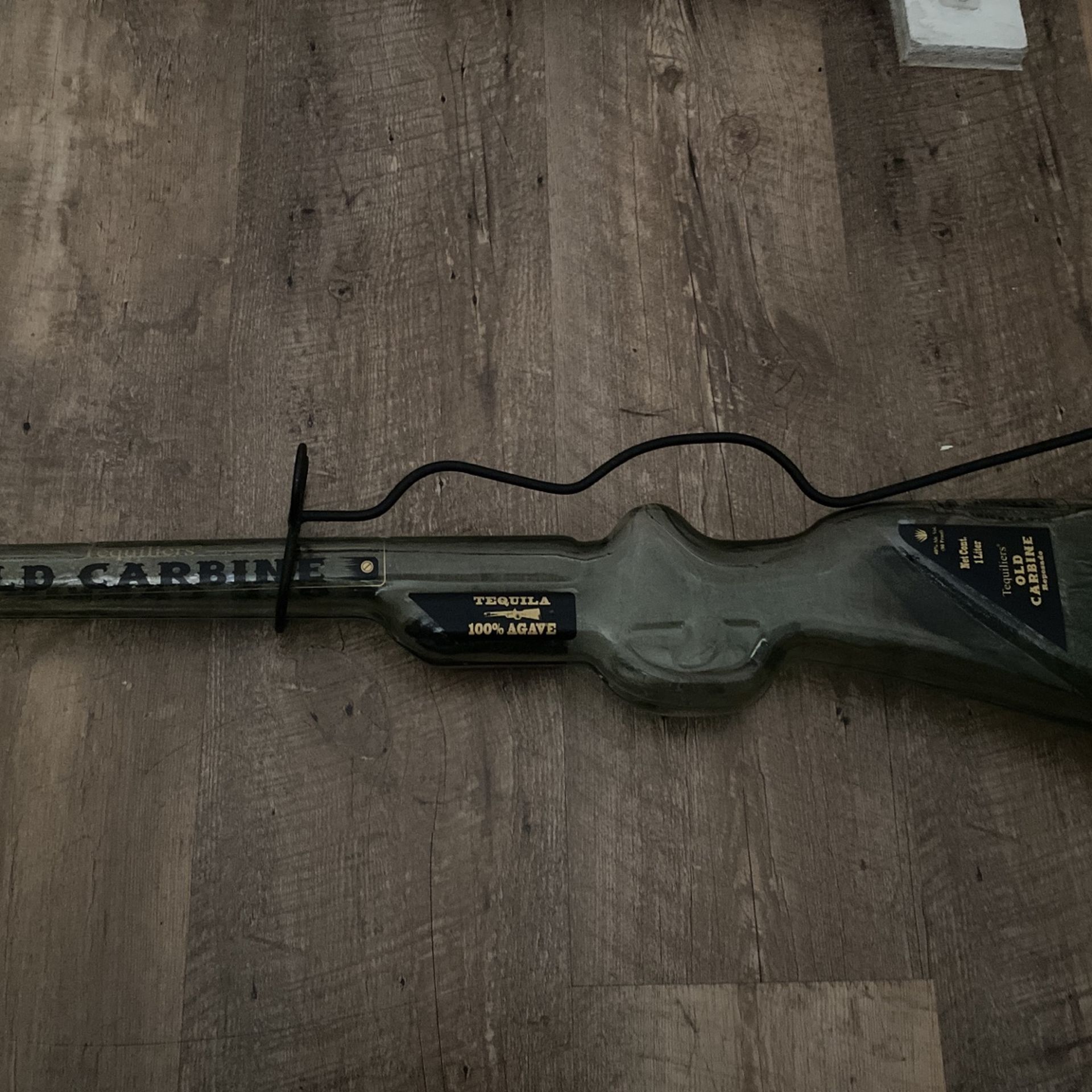 shotgun tequila bottle