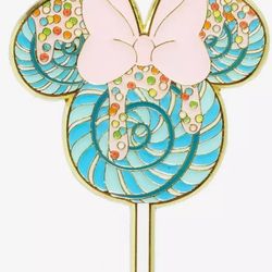 Disney Minnie Mouse Lollipop Inspired Enamel Metal Pin Loungefly 