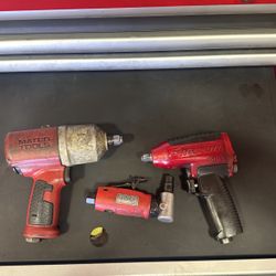 Snap On 3/8 And Marco 1/2   Silver Eagle Grinder