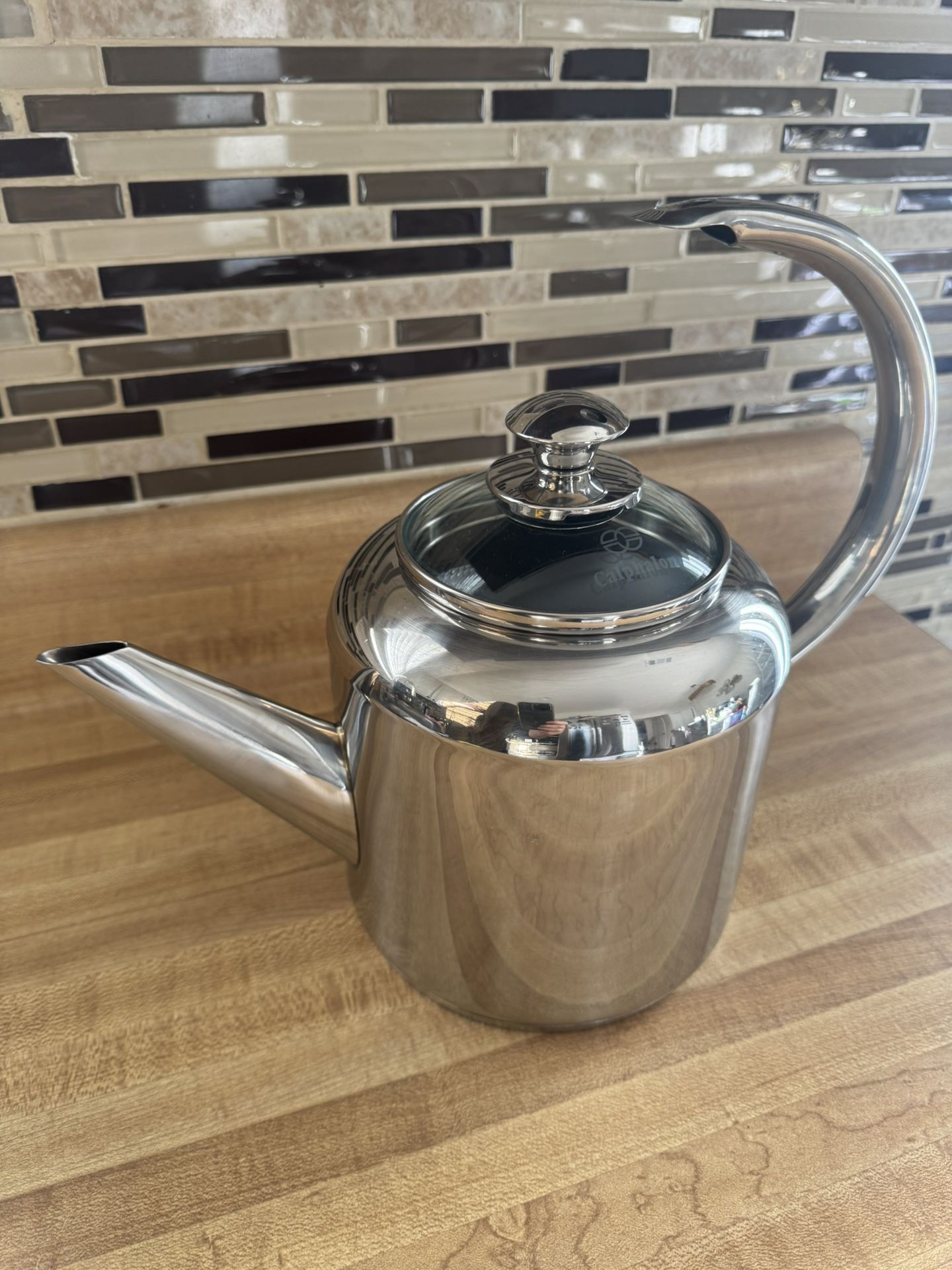  Calphalon Stainless Steel 2 Quart Tea Kettle (cash & pick up only)