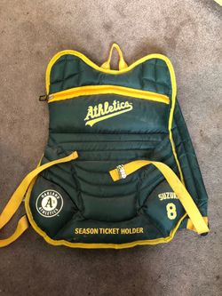 Soft Oakland Athletics Chest Protector Backpack