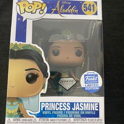 Funko Pop Disney Princess Jasmine 541 Diamond Shop Exclusive Aladdin