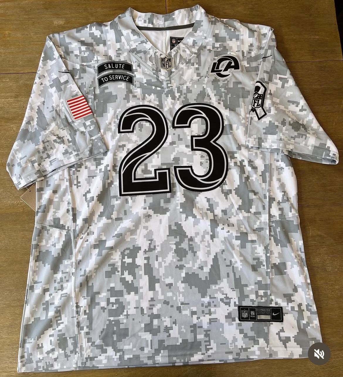 MENS KYREN WILLIAMS LOS ANGELES RAMS JERSEY 2XL