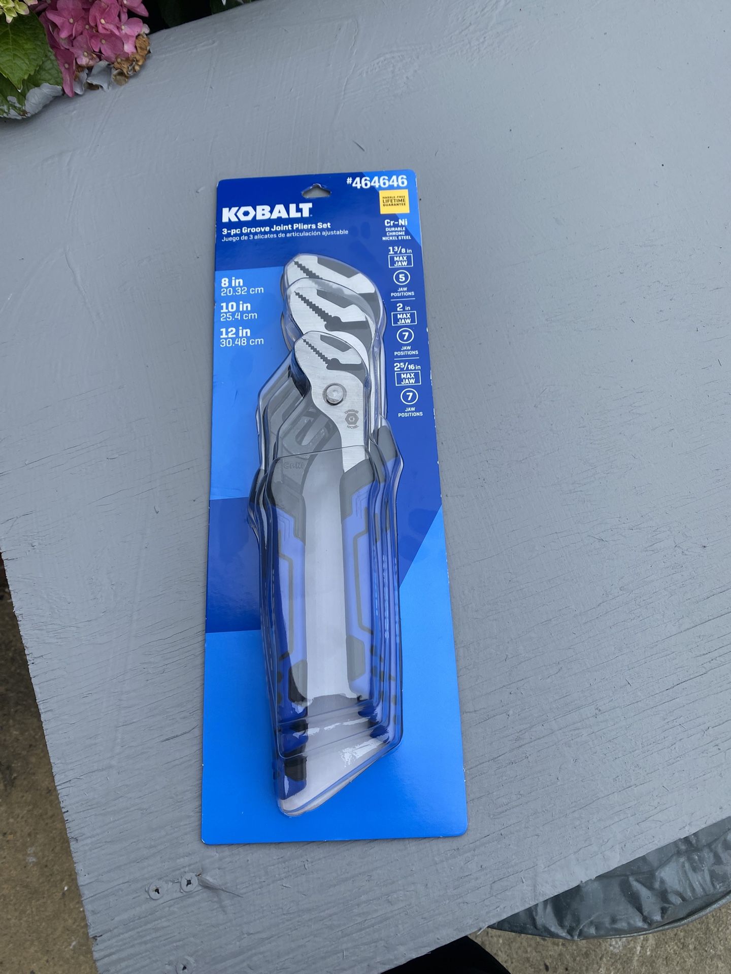 Kobalt Tongue and groove plier set 3 -Piece