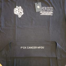 F☆CK CANCER DARC SPORT NFGU SHIRT SIZE MEDIUM OVERSIZE