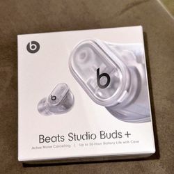 Beats Studio Buds Plus + Transparent Clear
